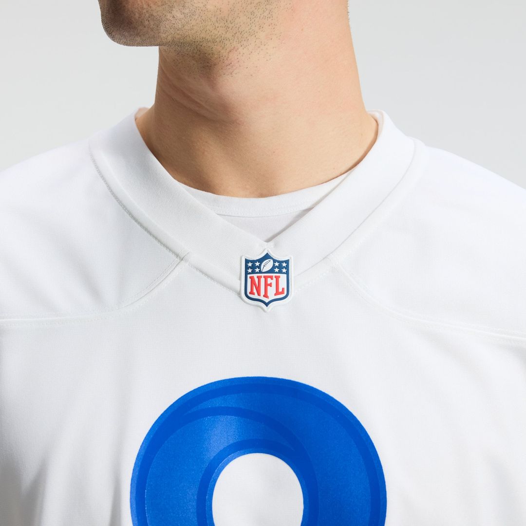 Jared Verse Los Angeles Rams White White Game Player Jersey