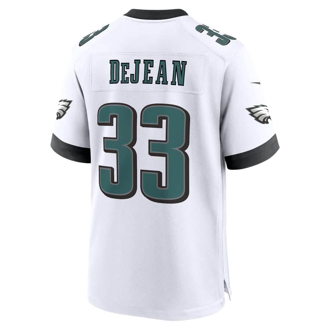 Cooper DeJean Philadelphia Eagles White Game Jersey