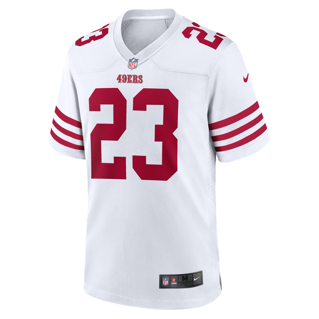 Christian McCaffrey San Francisco 49ers White Game Player Jersey