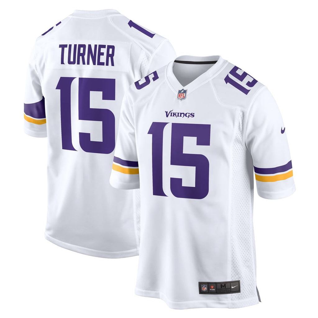 Dallas Turner Minnesota Vikings White Game Jersey