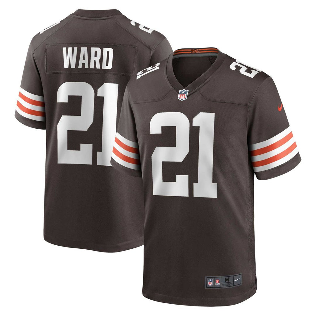 Denzel Ward Cleveland Browns Brown Game Jersey