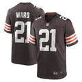 Denzel Ward Cleveland Browns Brown Game Jersey
