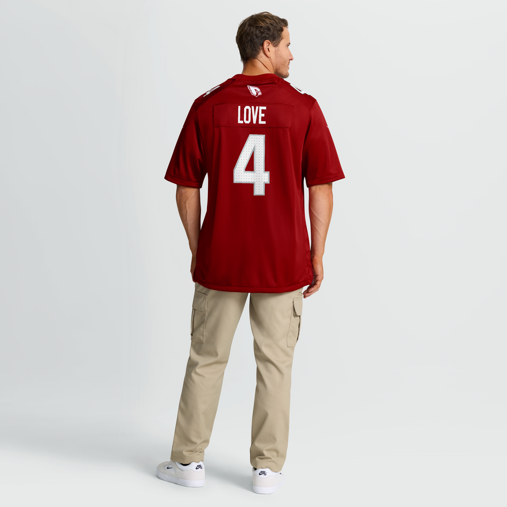 Jeremiyah Love Arizona Cardinals Cardinal Team Game Jersey