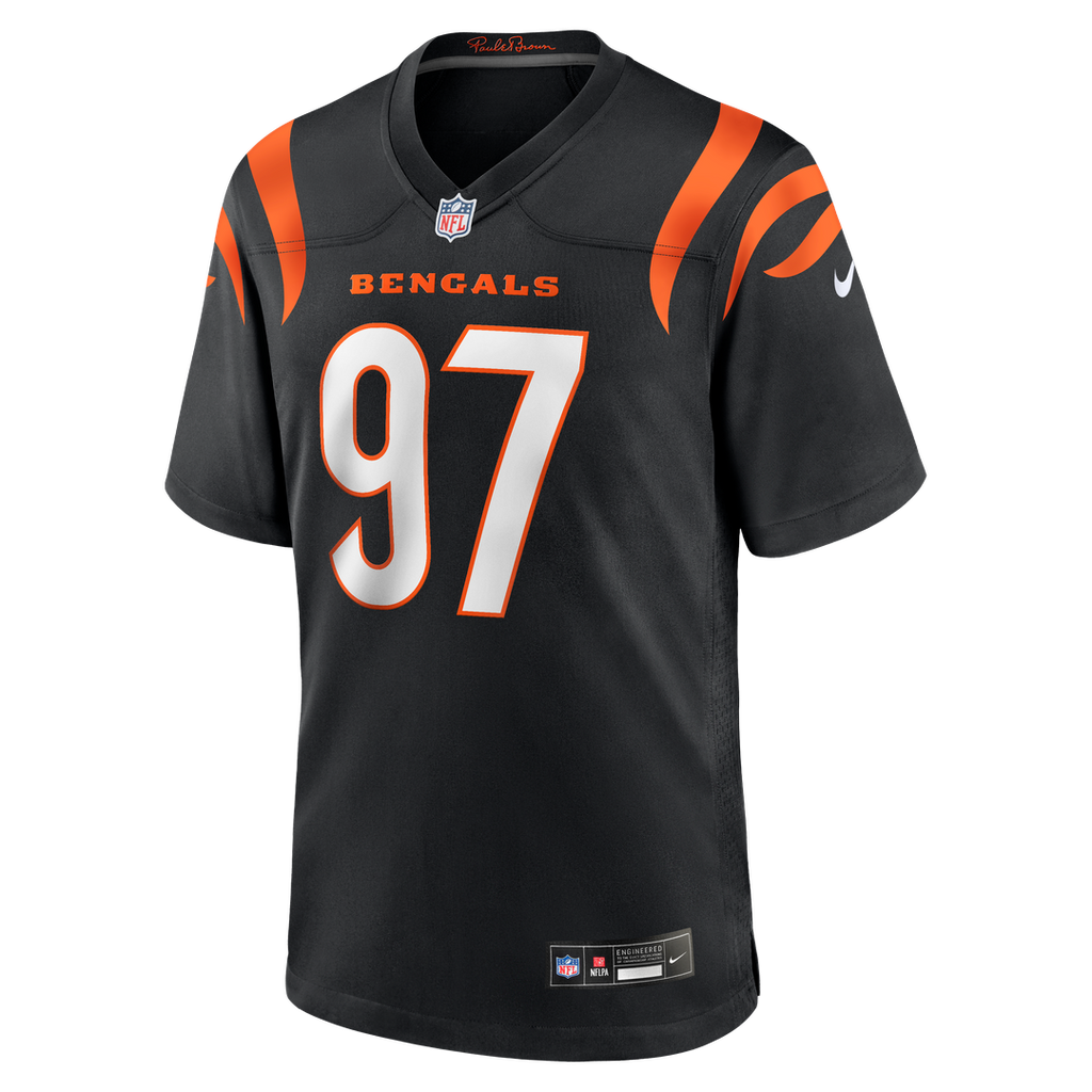 Shemar Stewart Cincinnati Bengals Black Team Game Jersey