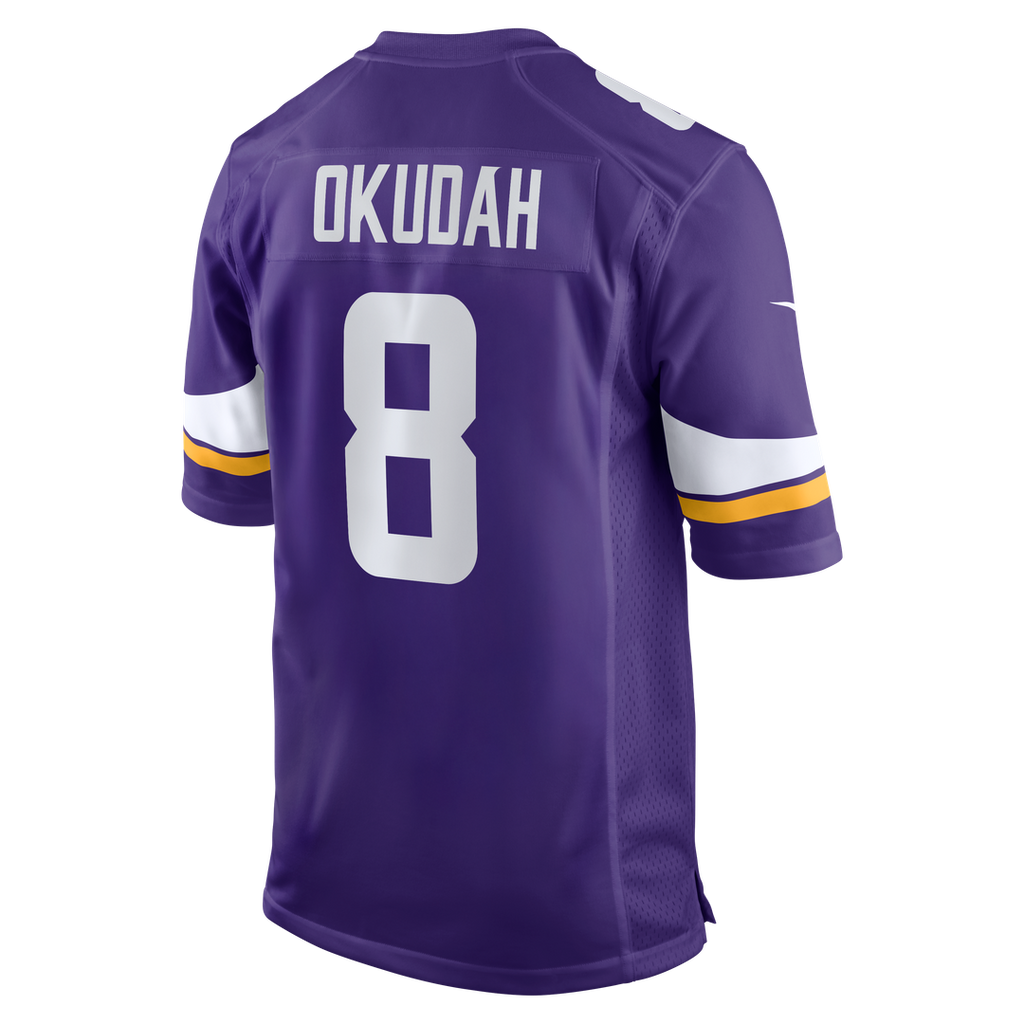Jeff Okudah Minnesota Vikings Purple Team Game Jersey