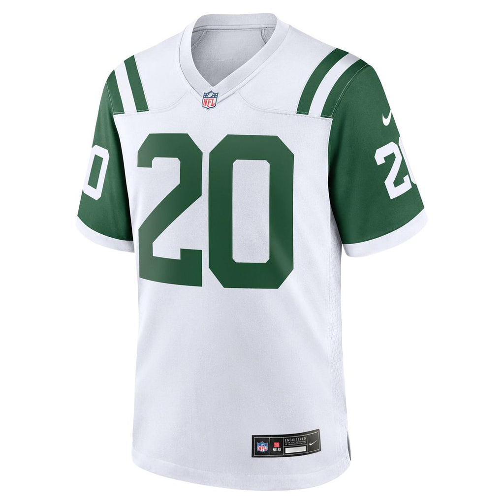 Breece Hall New York Jets White Classic Alternate Game Jersey