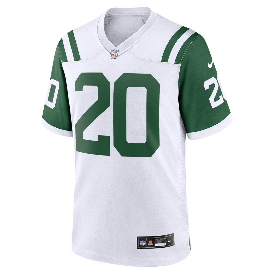 Breece Hall New York Jets White Classic Alternate Game Jersey