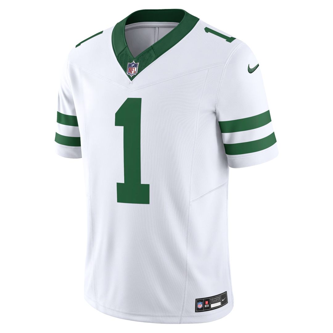 Ahmad Sauce Gardner New York Jets Legacy White Vapor F.U.S.E. Limited Jersey