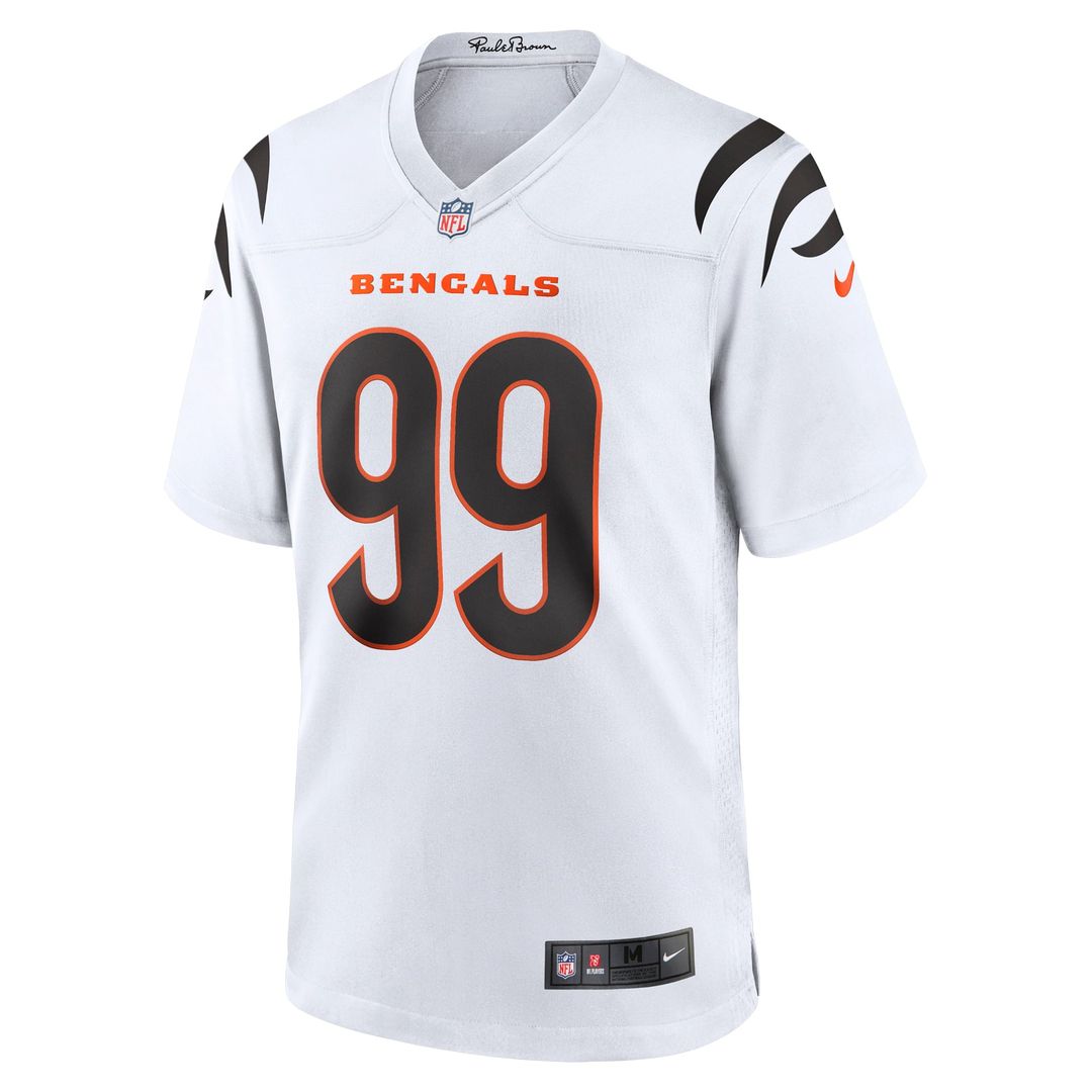 Myles Murphy Cincinnati Bengals White Team Game Jersey