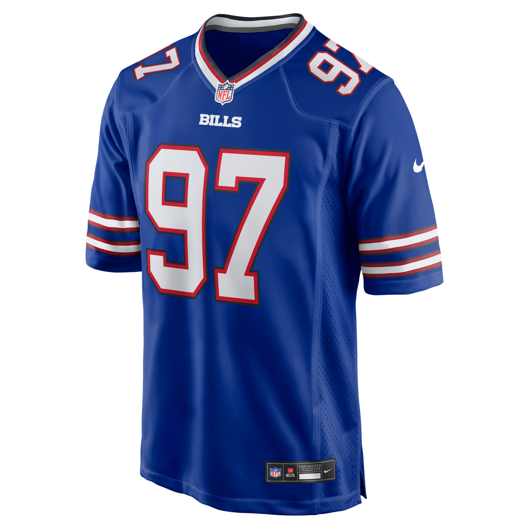 Zion Logue Buffalo Bills Royal Team Game Jersey