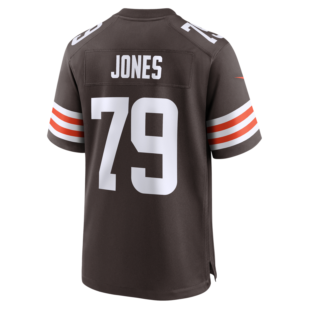 Dawand Jones Cleveland Browns Brown Team Game Jersey
