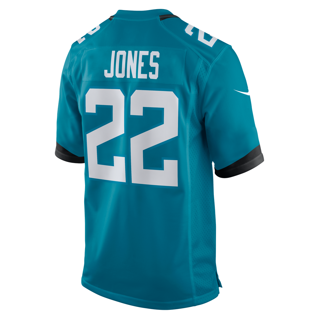 Jarrian Jones Jacksonville Jaguars Teal Team Game Jersey