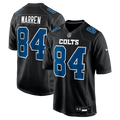 Tyler Warren Indianapolis Colts Carbon Black Fashion Game Jersey