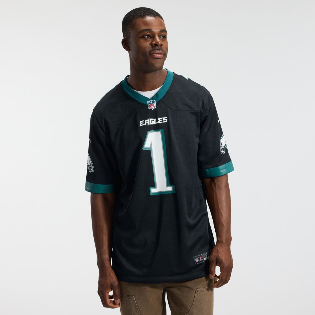 Jalen Hurts Philadelphia Eagles Black Alternate Game Jersey