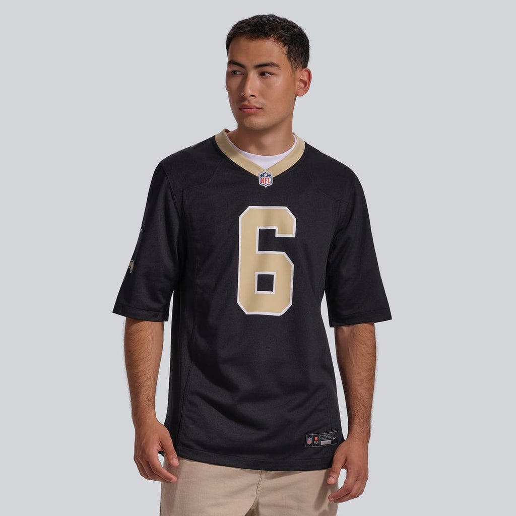Tyler Shough New Orleans Saints Gold Alternate Game Player Jersey