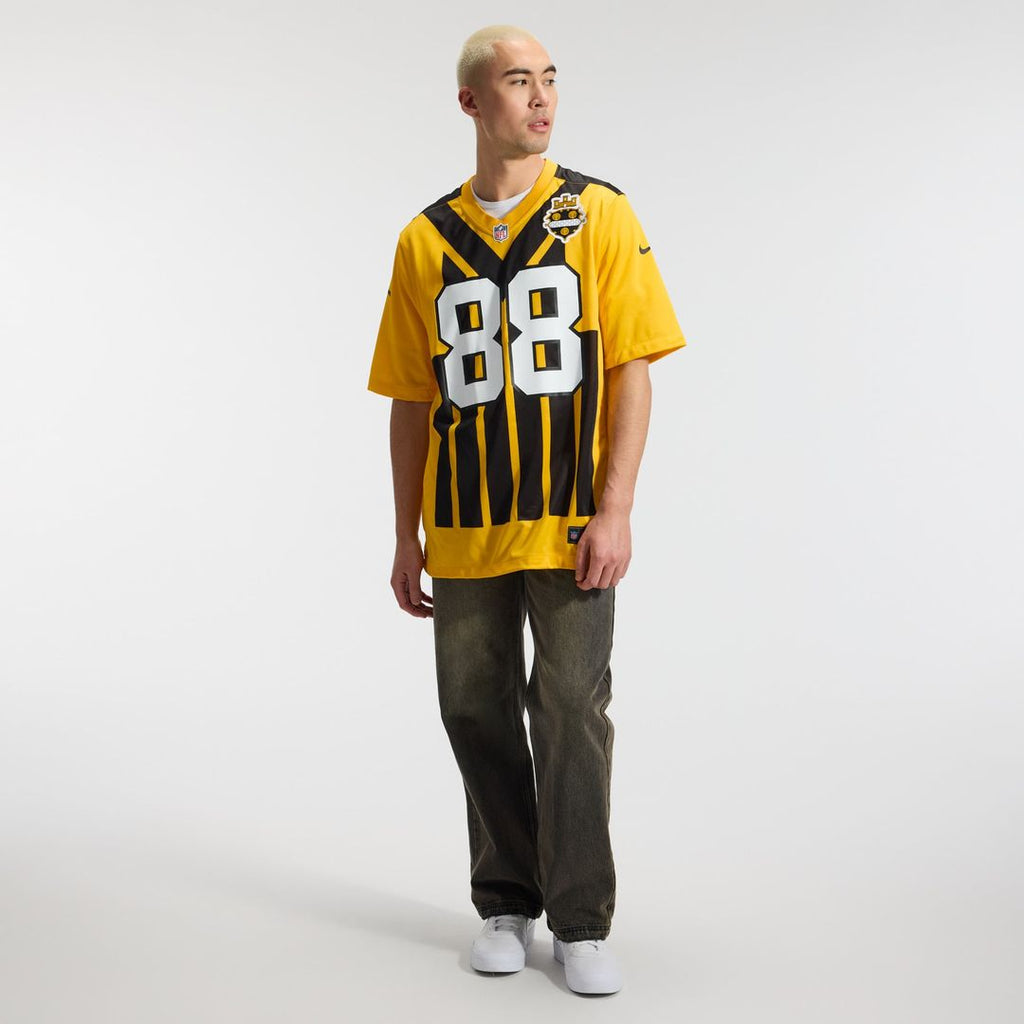 Pat Freiermuth Pittsburgh Steelers Black Game Jersey