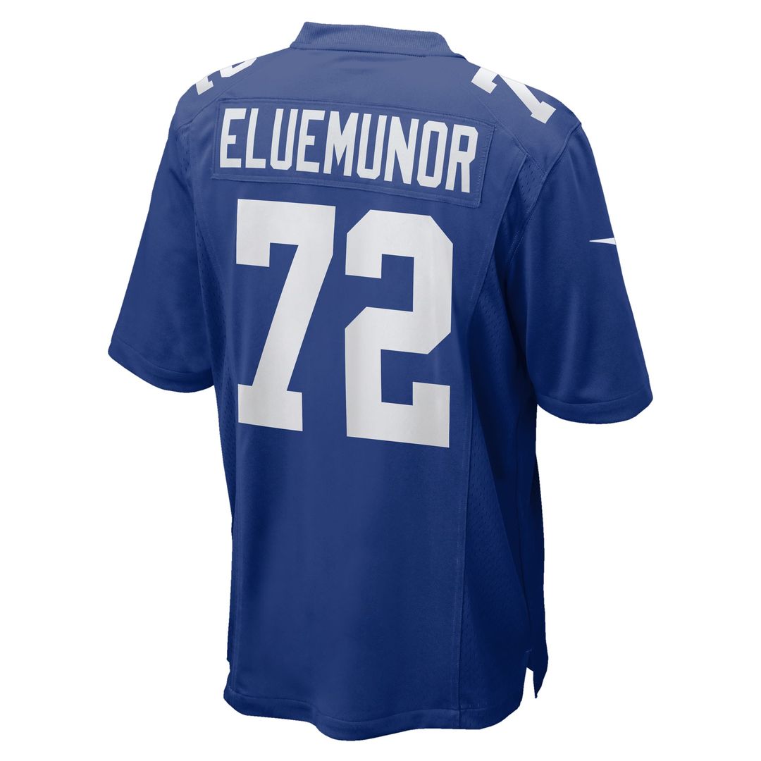 Jermaine Eluemunor New York Giants Royal Team Game Jersey