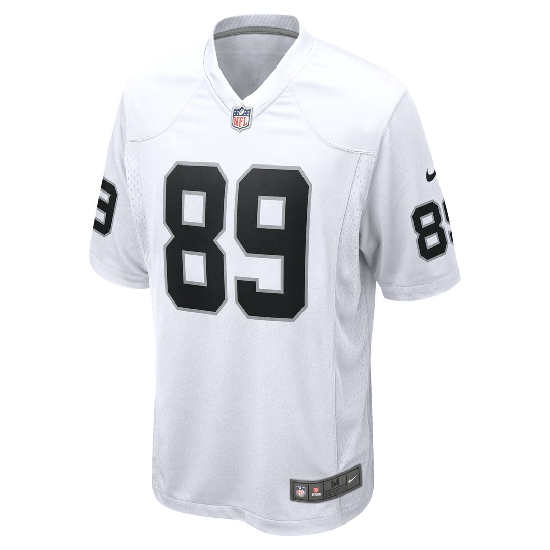 Brock Bowers Las Vegas Raiders White Game Jersey