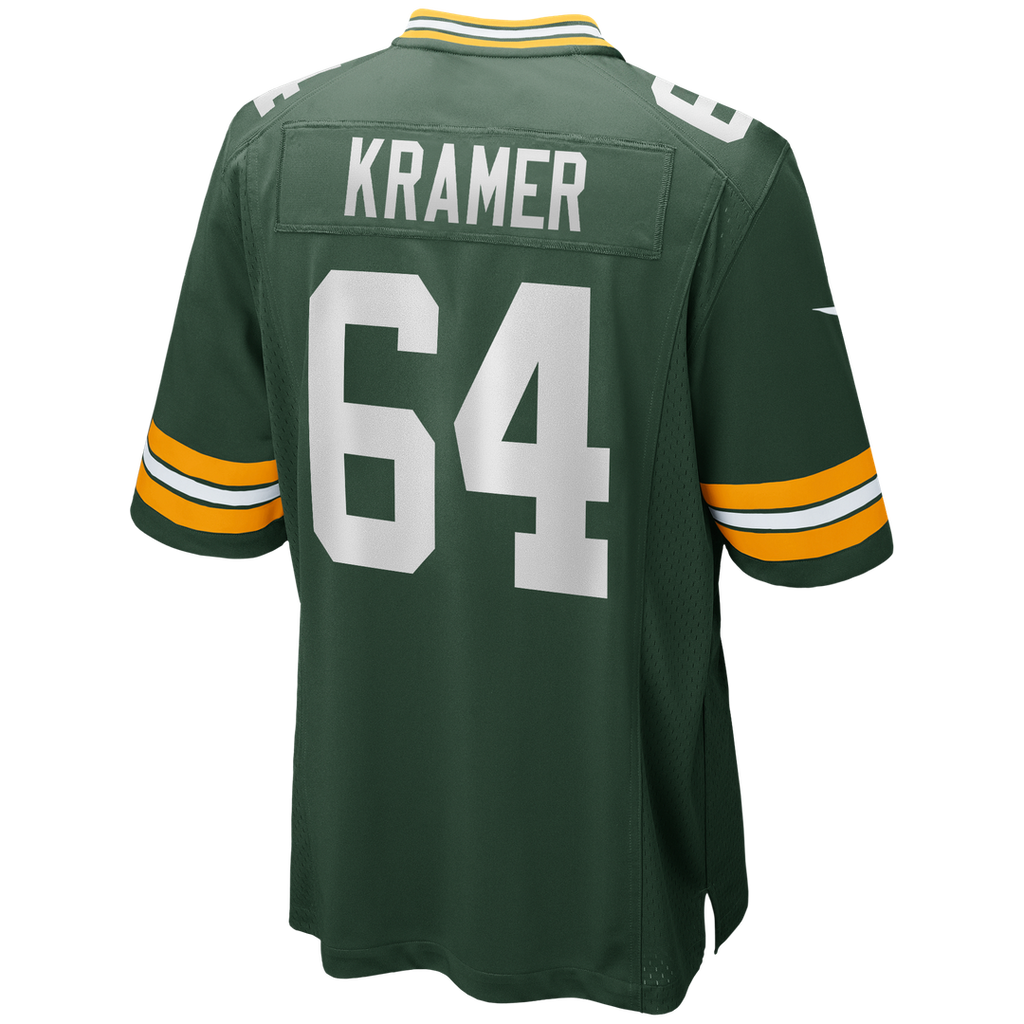 Jerry Kramer Green Bay Packers Green Game Retired Player Jersey