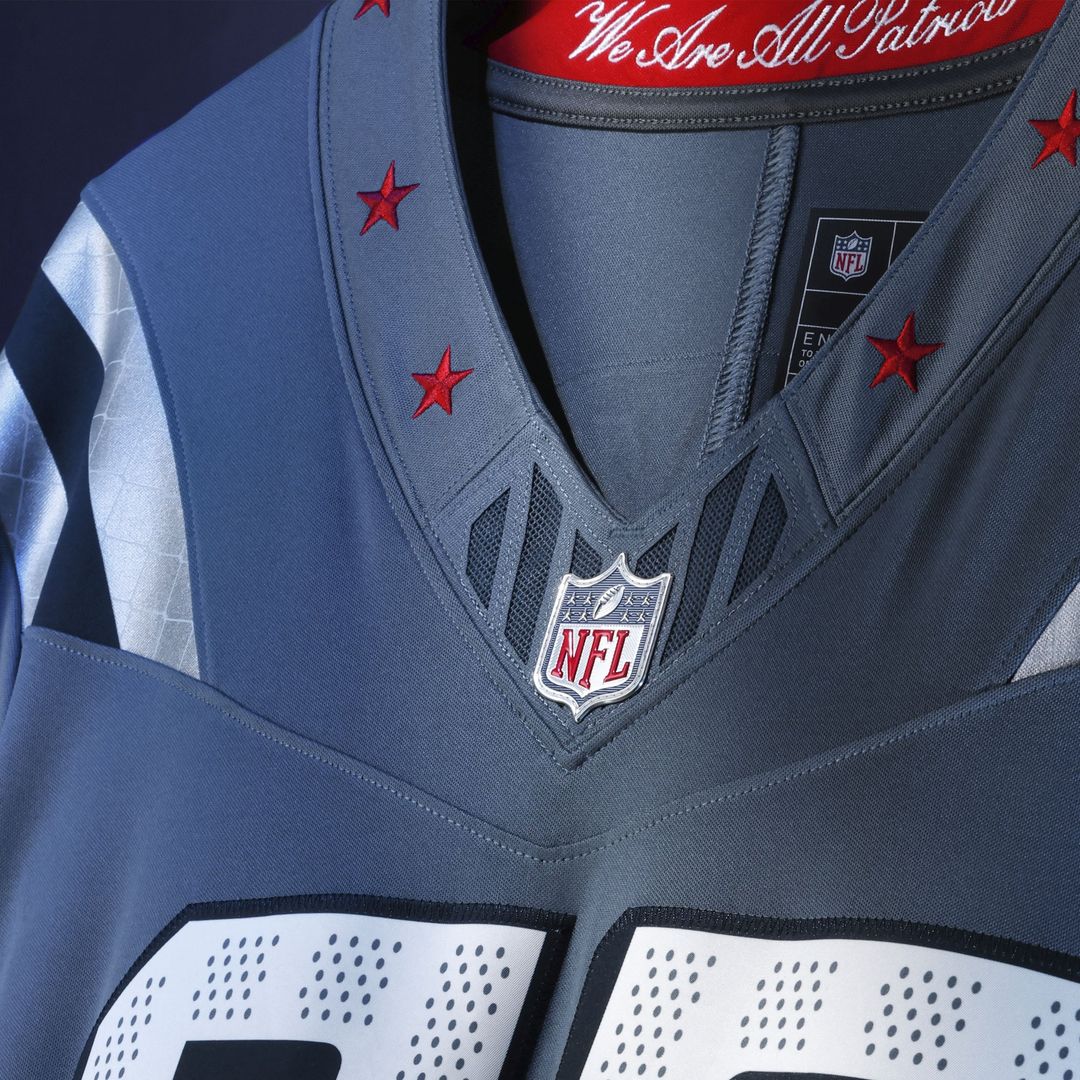Hunter Henry New England Patriots Blue Rivalries Collection Stitched Limited Jersey