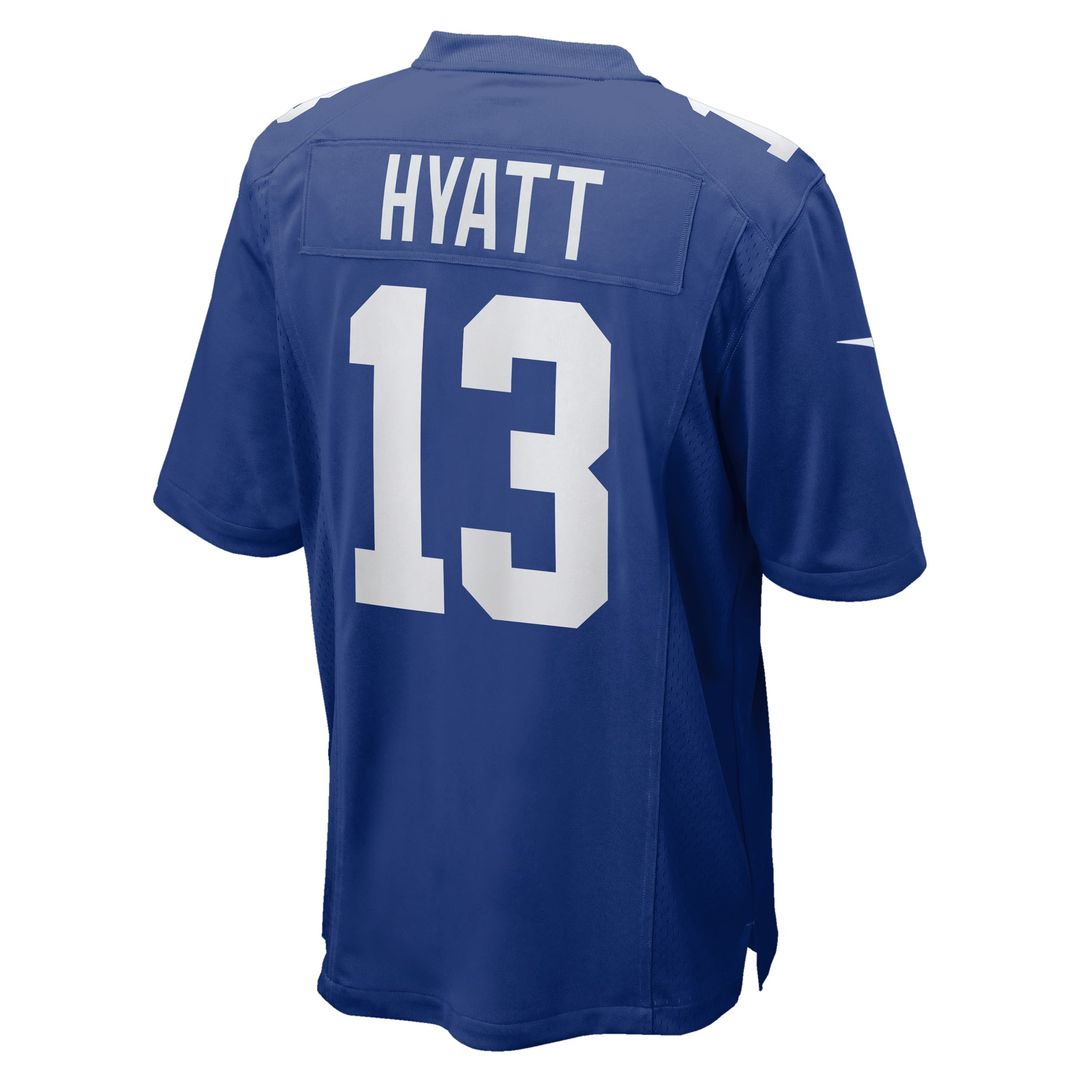Jalin Hyatt New York Giants Royal Team Game Jersey