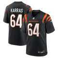 Ted Karras Cincinnati Bengals Black Game Player Jersey
