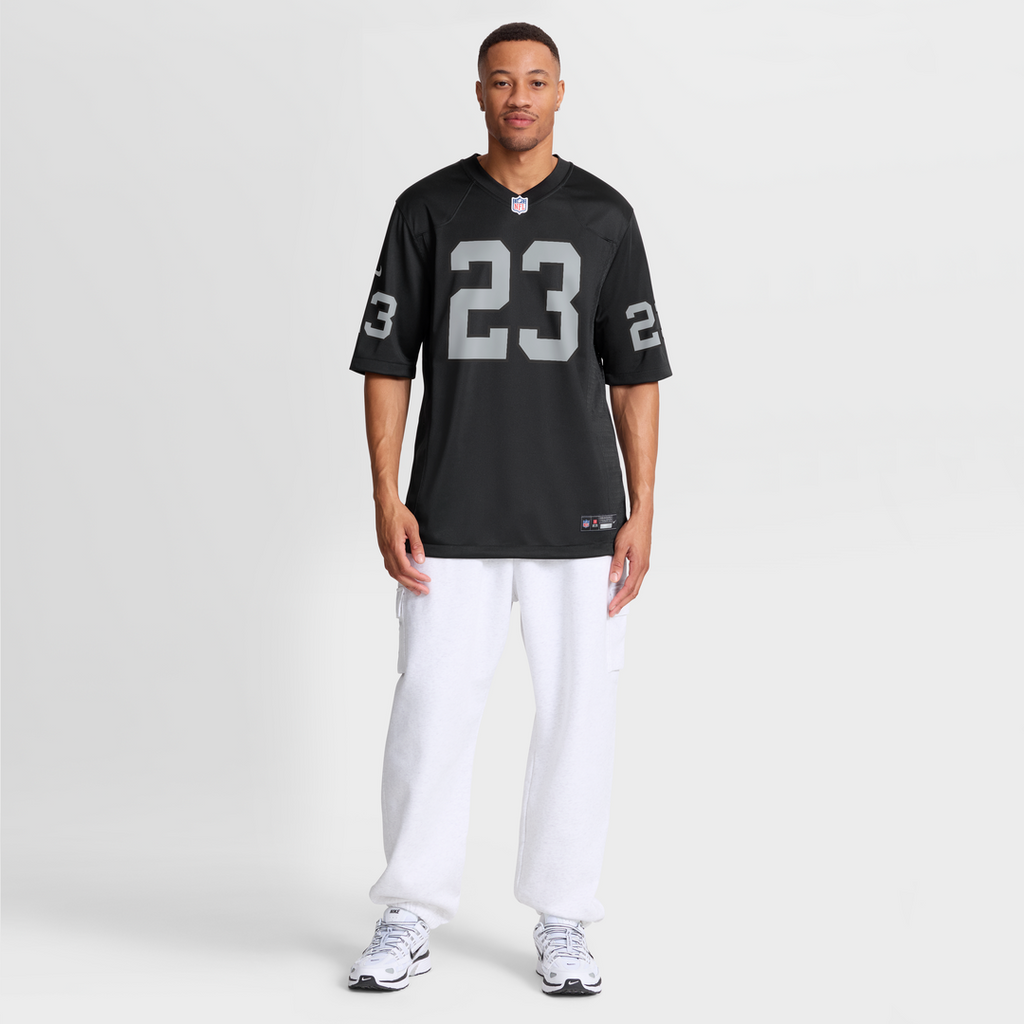 Dylan Laube Las Vegas Raiders Black Team Game Jersey