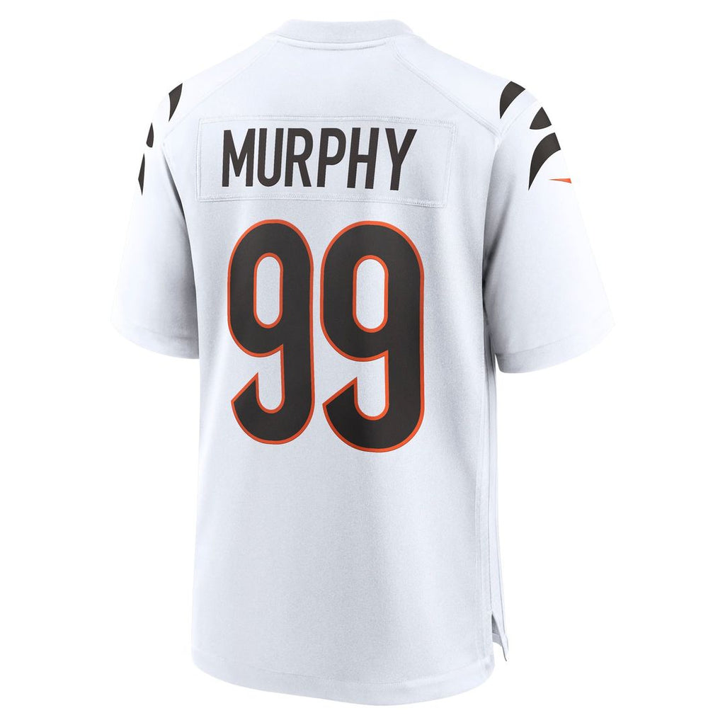 Myles Murphy Cincinnati Bengals White Team Game Jersey