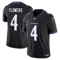 Zay Flowers Baltimore Ravens Black Alternate Alternate Vapor F.U.S.E. Stitched Limited Jersey