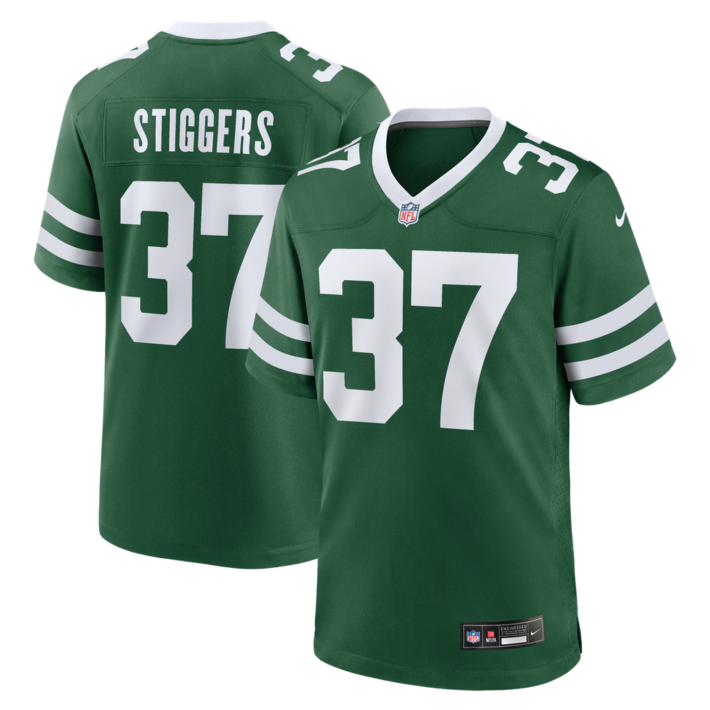Qwan'tez Stiggers New York Jets Legacy Green Team Game Jersey