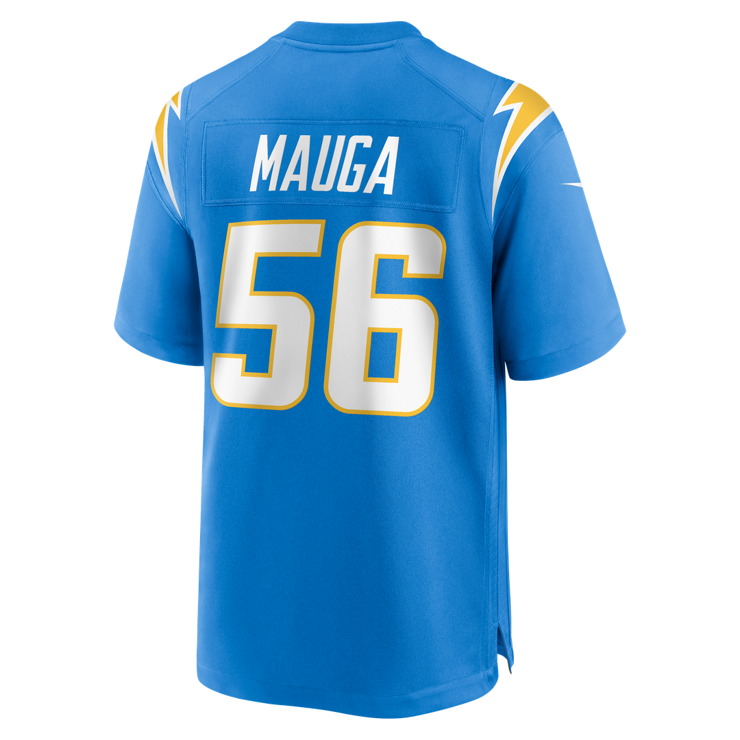 Kanai Mauga Los Angeles Chargers Powder Blue Team Game Jersey