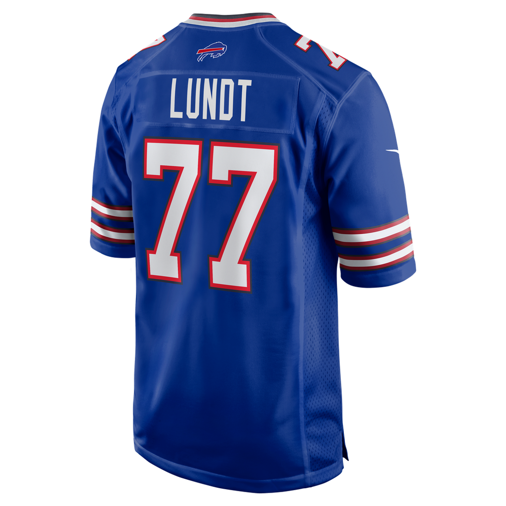 Chase Lundt Buffalo Bills Royal Team Game Jersey