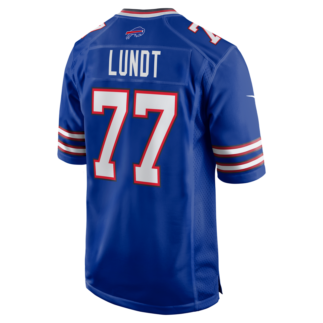 Chase Lundt Buffalo Bills Royal Team Game Jersey