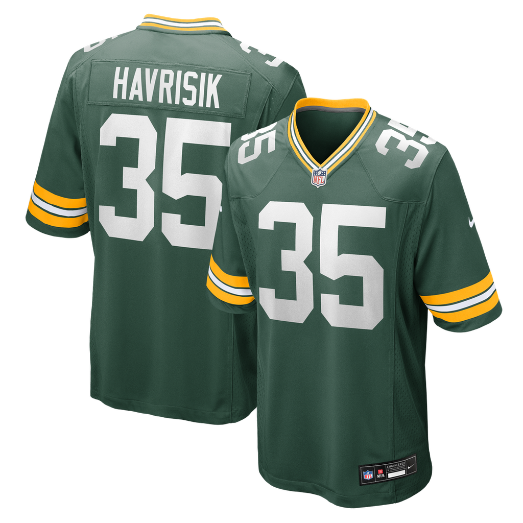 Lucas Havrisik Green Bay Packers Green Team Game Jersey
