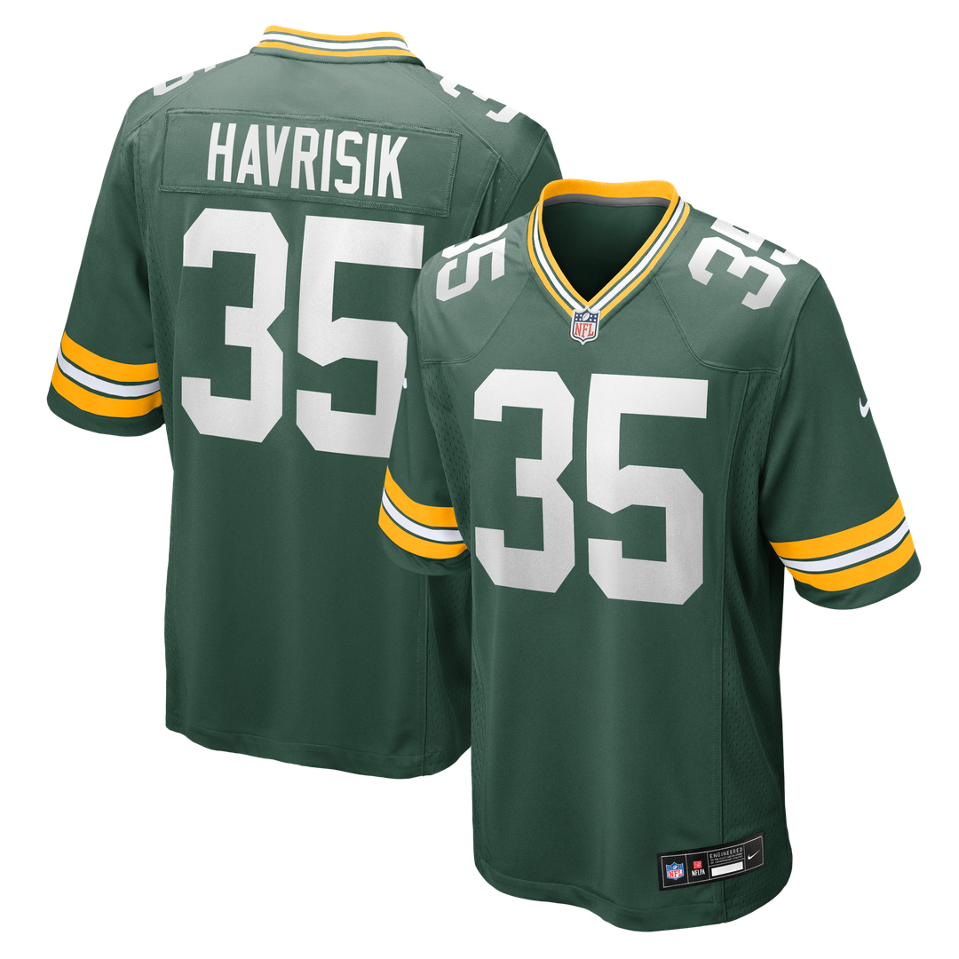 Lucas Havrisik Green Bay Packers Green Team Game Jersey