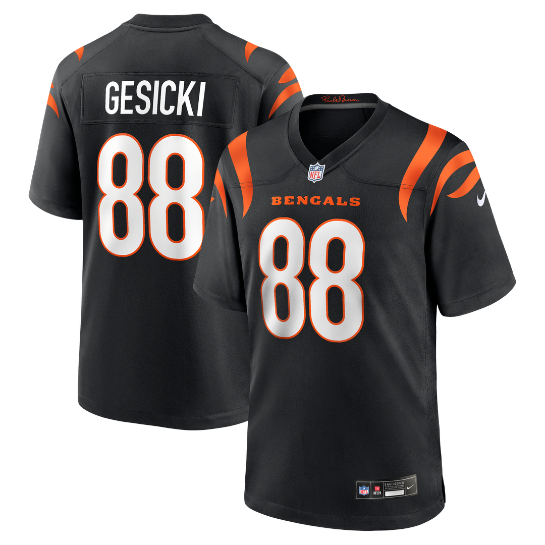 Mike Gesicki Cincinnati Bengals Black Game Jersey