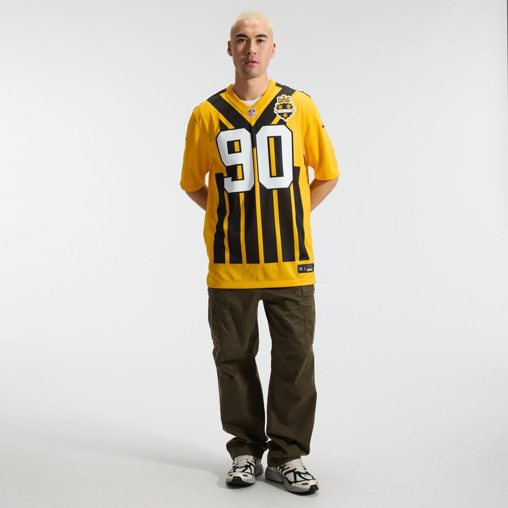 T.J. Watt Pittsburgh Steelers Gold Alternate 1933 Throwback Game Jersey