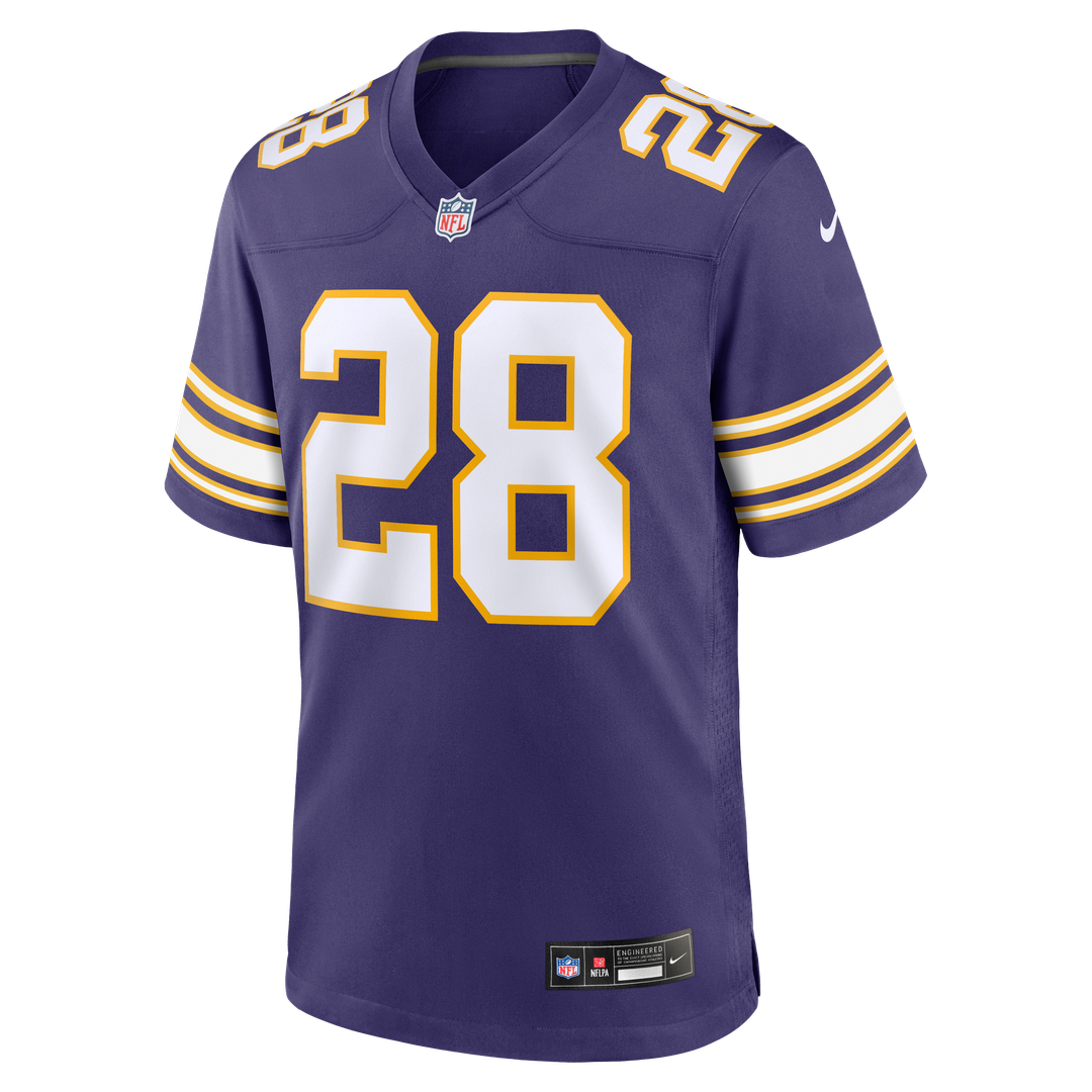 Adrian Peterson Minnesota Vikings Purple Alternate 2 Classic Retired Game Jersey
