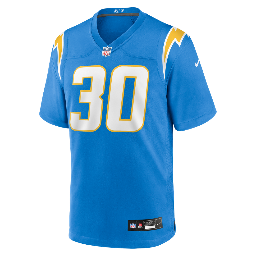 Alec Ingold Los Angeles Chargers Powder Blue Team Game Jersey