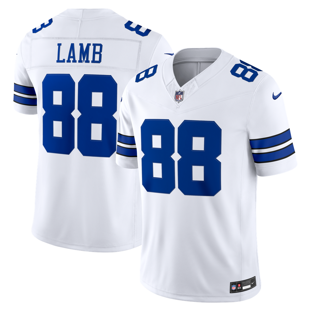 CeeDee Lamb Dallas Cowboys White Vapor F.U.S.E. Stitched Limited Jersey