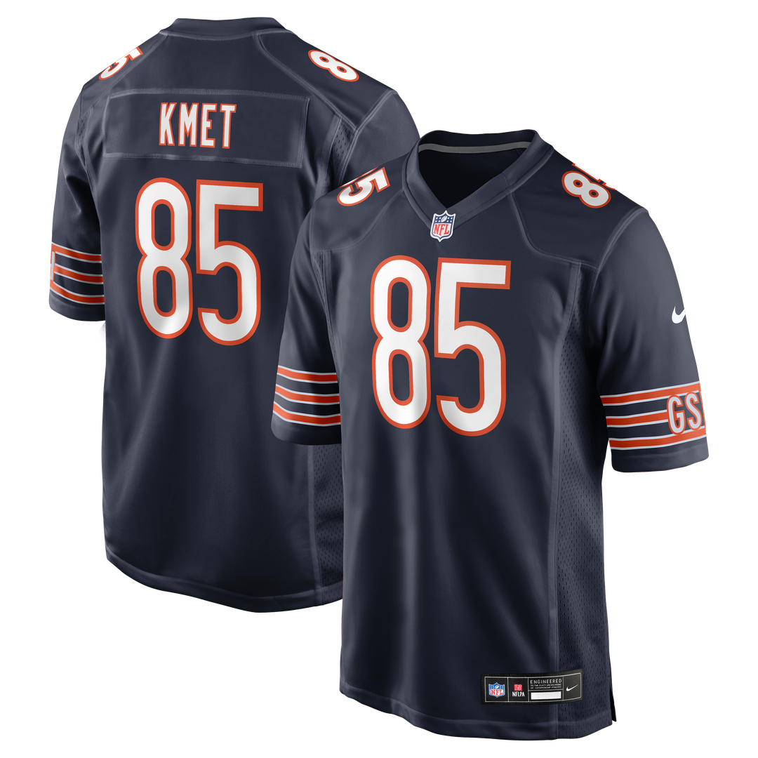 Cole Kmet Chicago Bears Navy Player Game Jersey