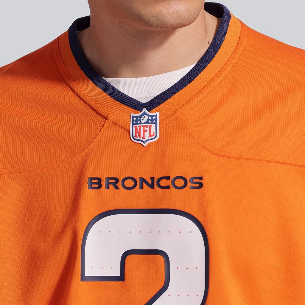 Patrick Surtain II Denver Broncos Orange Team Game Jersey