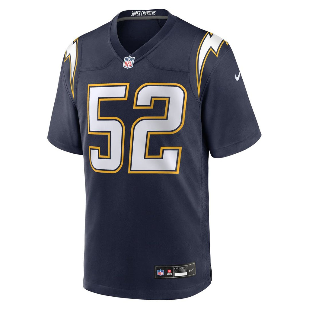 Khalil Mack Los Angeles Chargers Navy Alternate Super Chargers Game Player Jersey