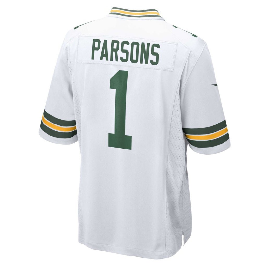 Micah Parsons Green Bay Packers White Game Player Jersey