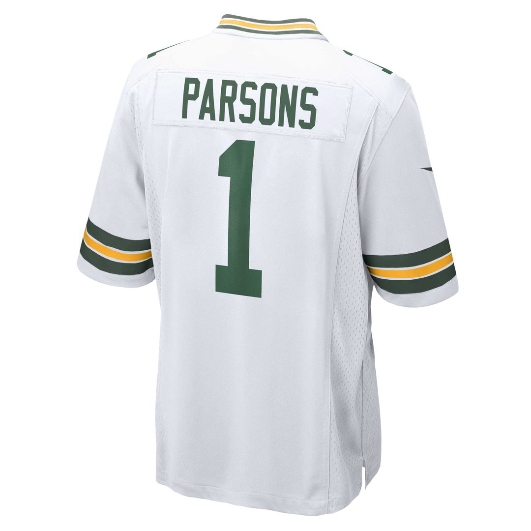 Micah Parsons Green Bay Packers White Game Player Jersey
