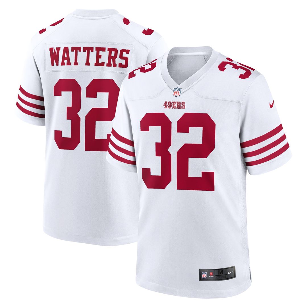 Ricky Watters San Francisco 49ers White Retired Player Game Jersey