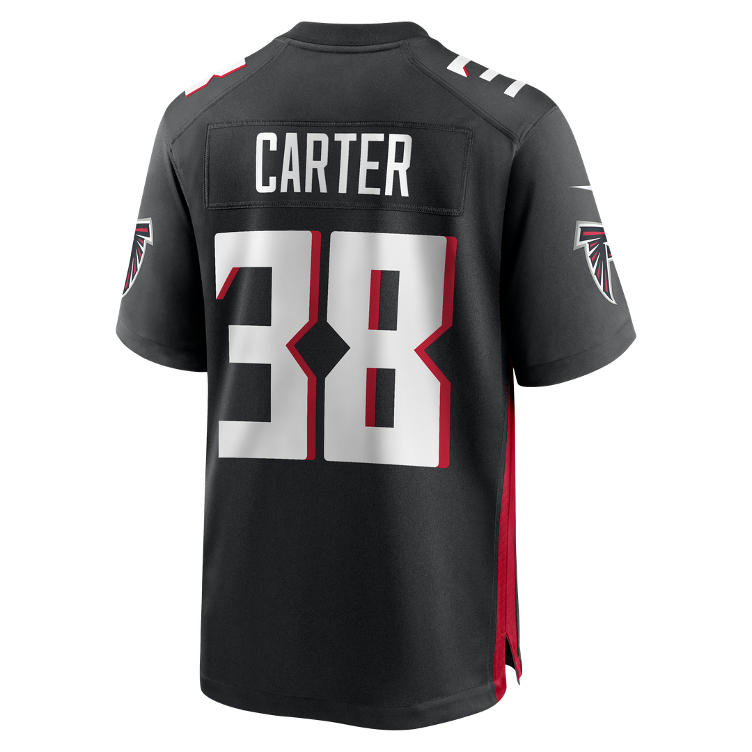 Nathan Carter Atlanta Falcons Black Team Game Jersey