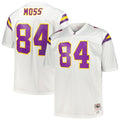 Randy Moss Minnesota Vikings White Big & Tall 1998 Legacy Retired Player Jersey