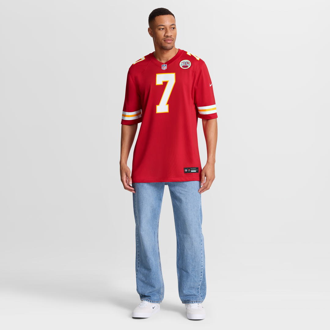 Harrison Butker Kansas City Chiefs Red Game Jersey