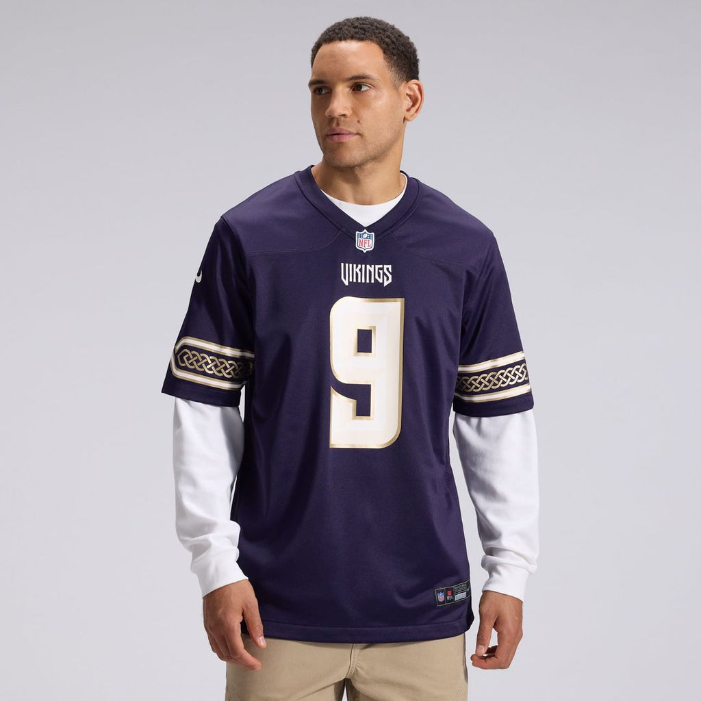 J.J McCarthy Minnesota Vikings Purple 2026 Rivalries Collection Game Jersey